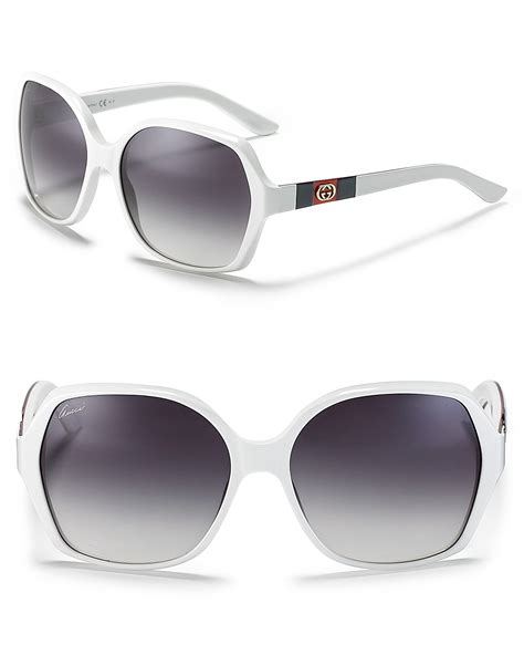 mens white gucci glasses|white gucci sunglasses for women.